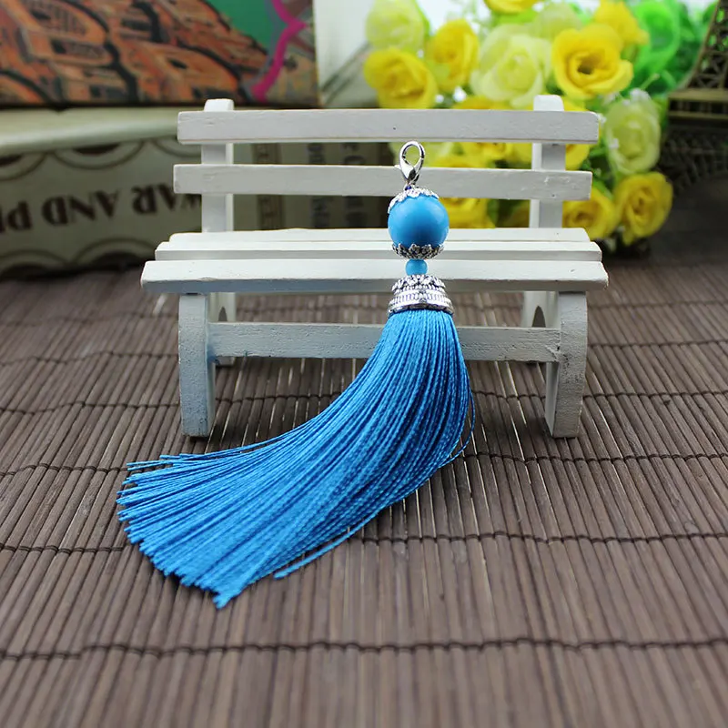 Fashion Tassels 2PCS Tassel Lobster Clasp Keychain Cellphone Straps Jewelry Charms DIY Earrings Accessories Necklace Pendants Fashion Tassels 2PCS Tassel Lobster Clasp Keychain Cellphone Straps Jewelry Charms DIY Earrings Accessories Necklace Pendants
