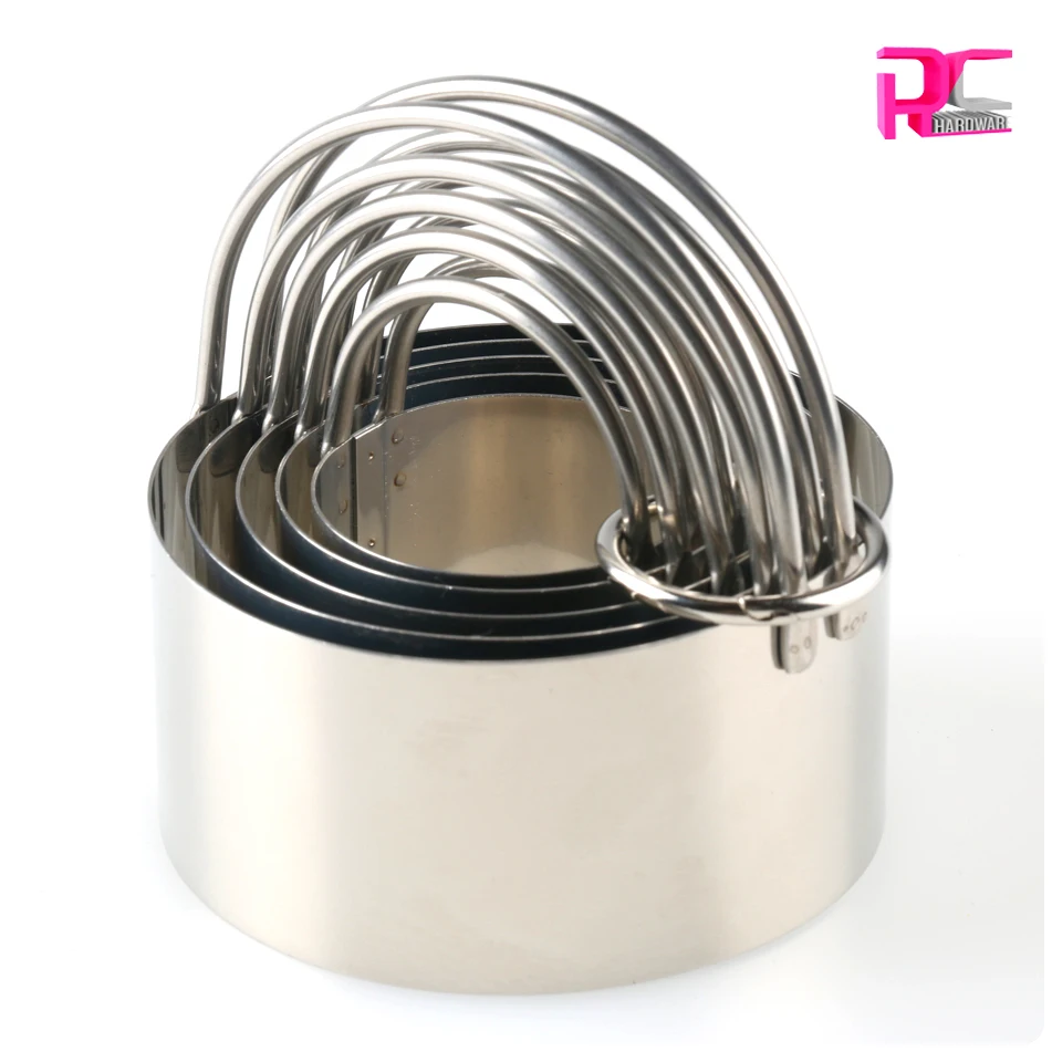 Heavy  Duty  Stainless Steel  Biscuit Cookie Cutter Set of 5 (5)