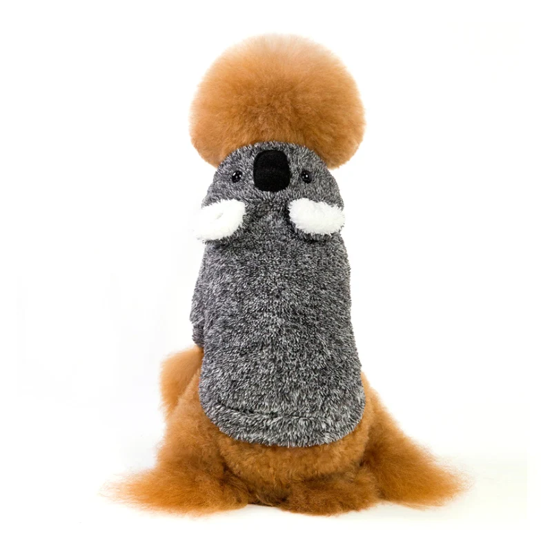 Cute Sloth Bear Cospaly Pet Clothes Small Dog Clothes Bear Ears Sweatshirt Warm Autumn And Winter Hooded Jacket Pet Sweater Cute Sloth Bear Cospaly Pet Clothes Small Dog Clothes Bear Ears Sweatshirt Warm Autumn And Winter Hooded Jacket Pet Sweater