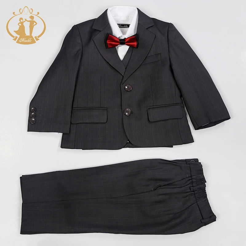 Nimble boys suits for weddings grey suit for boy raditional Formal