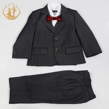 

Nimble boys suits for weddings grey suit for boy raditional Formal Blazer Sets Birthday Party Gentleman boys prom suits 2018 new