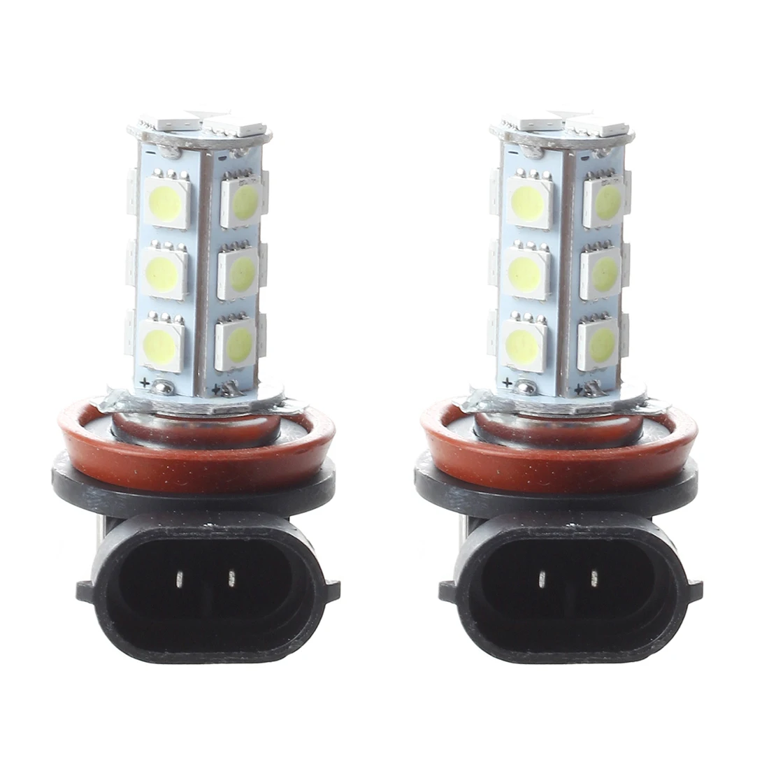 2 X H11 Light Bulb Lamp 18 SMD LED WHITE for carin Car Headlight Bulbs
