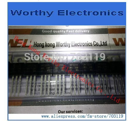 

Free shipping IRF3205PBF IRF3205PBF IRF3205 3205 TO-220