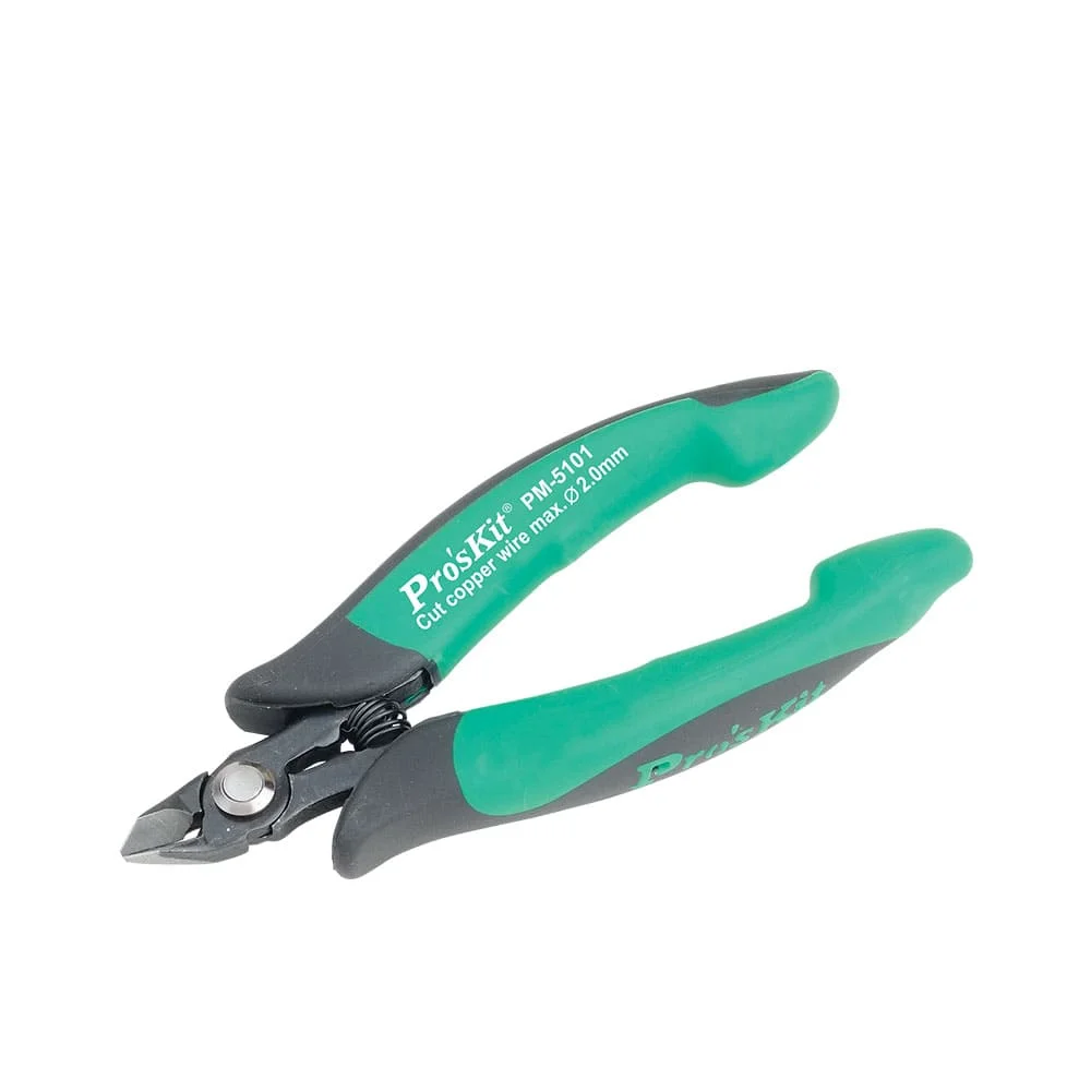 Pro'sKit PM-5101 для резки электрического кабеля кусачки DIY Электронные диагональные плоскогубцы бокорезы кусачки для резки проводов инструменты