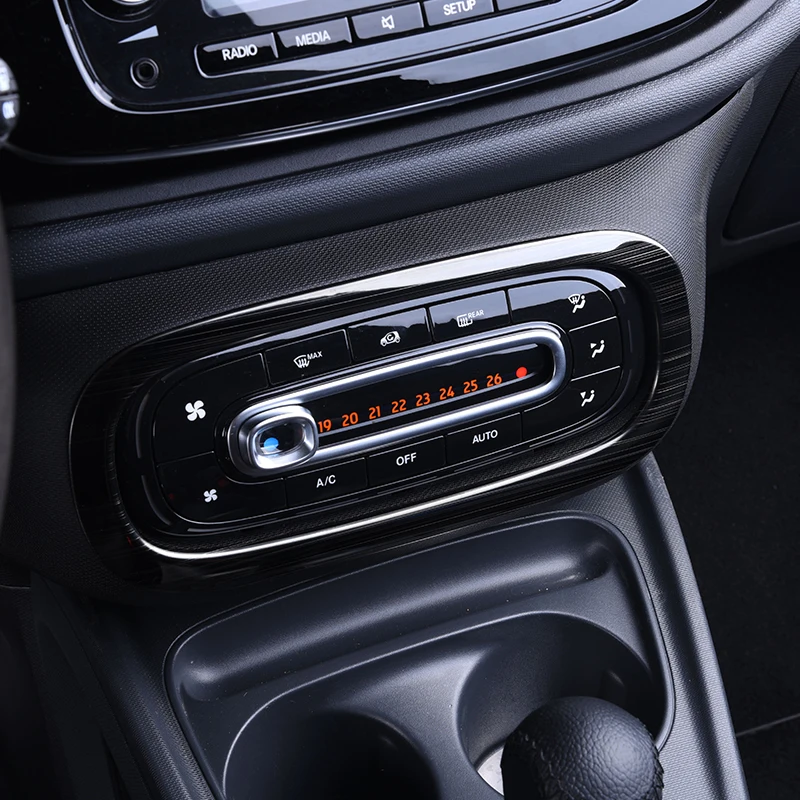 Для smart 453 forfour fortwo Автомобильная панель кондиционера украшение отделка из