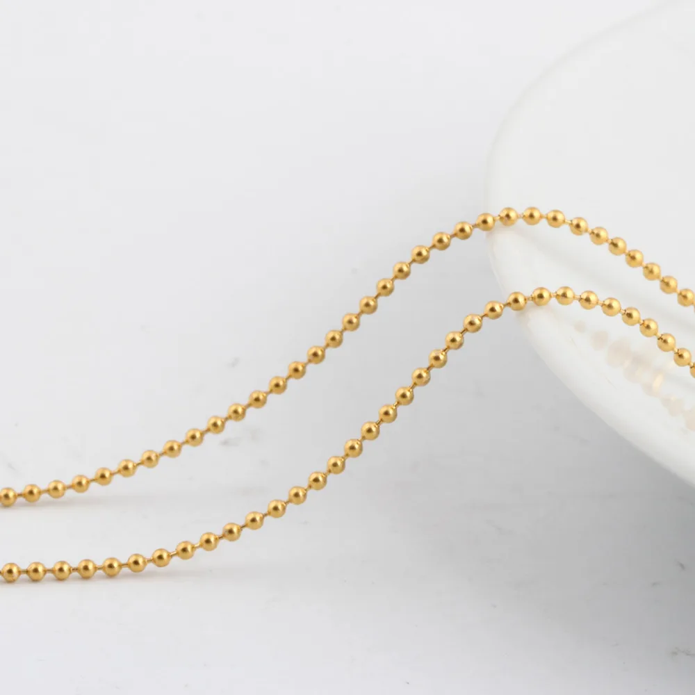 Buy 1.5mm Ball Bead Ball Stainless Steel Chains for