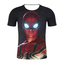 2019 новый дизайн футболка для мужчин/женщин Marvel Мстители эндигра 3D Принт футболки человек короткий рукав Харадзюку стиль футболка Топы