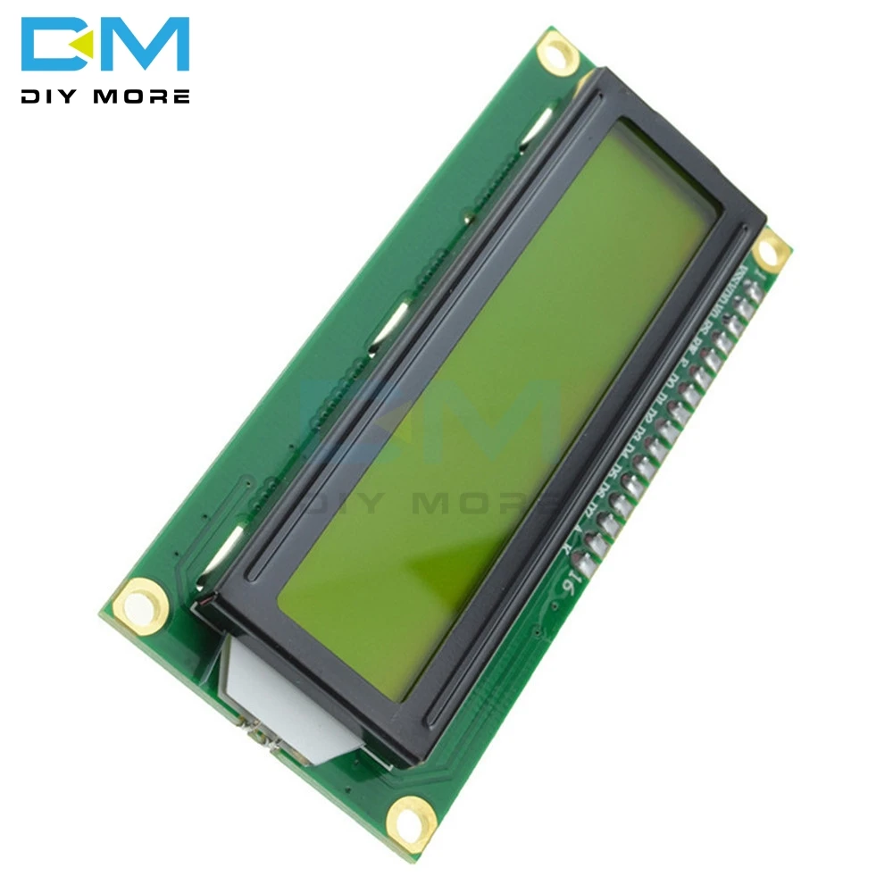 Плата модуля с желтой цифровой подсветкой 16x2 для Arduino IIC I2C TWI последовательный