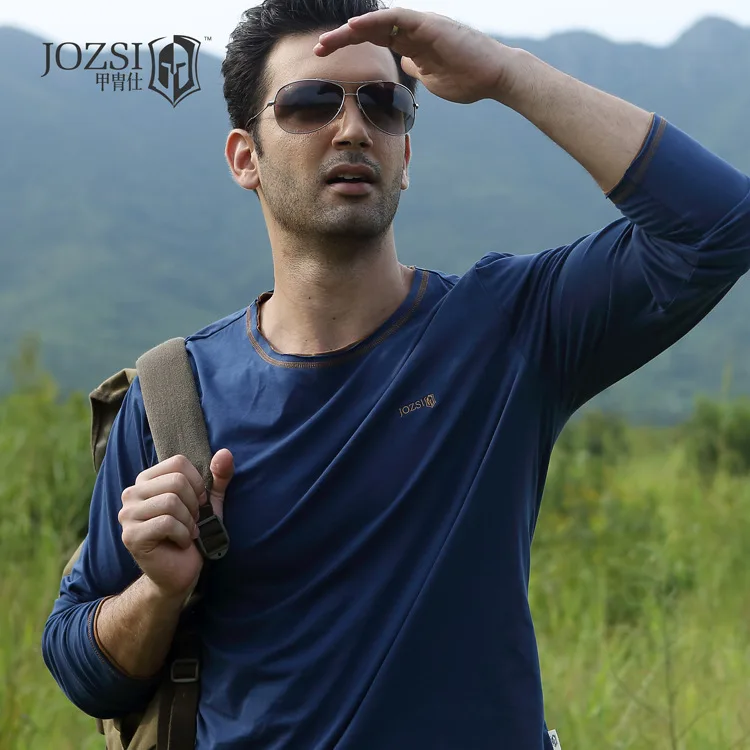 2016 spring new sports T shirts long sleeve men clothing 100% COTTON quick dry breathable O-neck outdoor coolmax T shirts 2016 spring new sports T shirts long sleeve men clothing 100% COTTON quick dry breathable O-neck outdoor coolmax T shirts