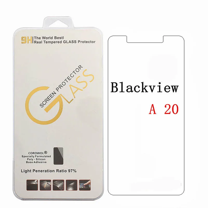 

New Arrival Fashion Luxury Thin Front Phone Films For Blackview A20 Screen Protector 9H Tempered Glass For Blackview A20 film