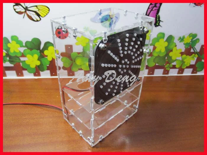 enclosure acrylic diy Speaker shipping full range inch 4 acrylic transparent Deputy maze cabinet Free empty speaker