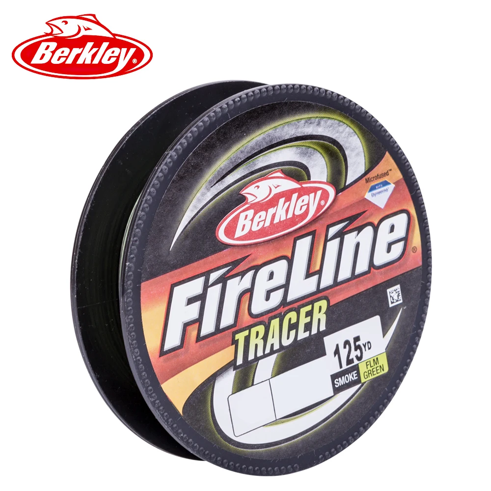 

Berkley Fireline BFLFS-TR Tracer Braided Beading Thread 6lb 10lb 14lb 20lb 30lb PE Fishing Line 114m with Plastic Box