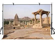 Edifícios Antigos Fundo 7x5ft Indiano Vazio Indianos Antigos Edifícios Fundo Fotografia e Fotografia de Estúdio Pano de Fundo