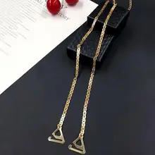 Новинка! Металлический регулируемый бюстгальтер с 8 буквами и цепочкой, простой европейский и американский стиль