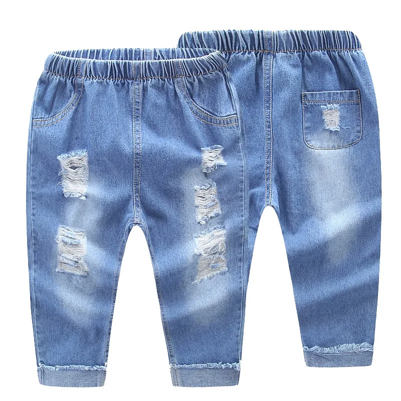 Baby Broken hole Jeans 2018 Spring /Autumn Children's Holes Pants Baby ...