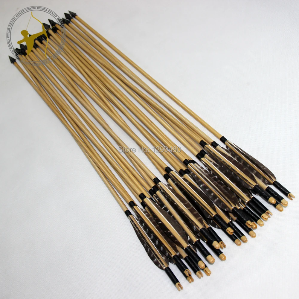Hot Sale 24 Pcs Archery Traditional Broadheads Point Striated Turkey