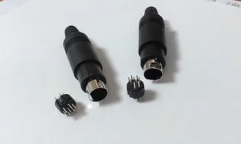 

100PCS Mini DIN 9 pin male soldering adapter