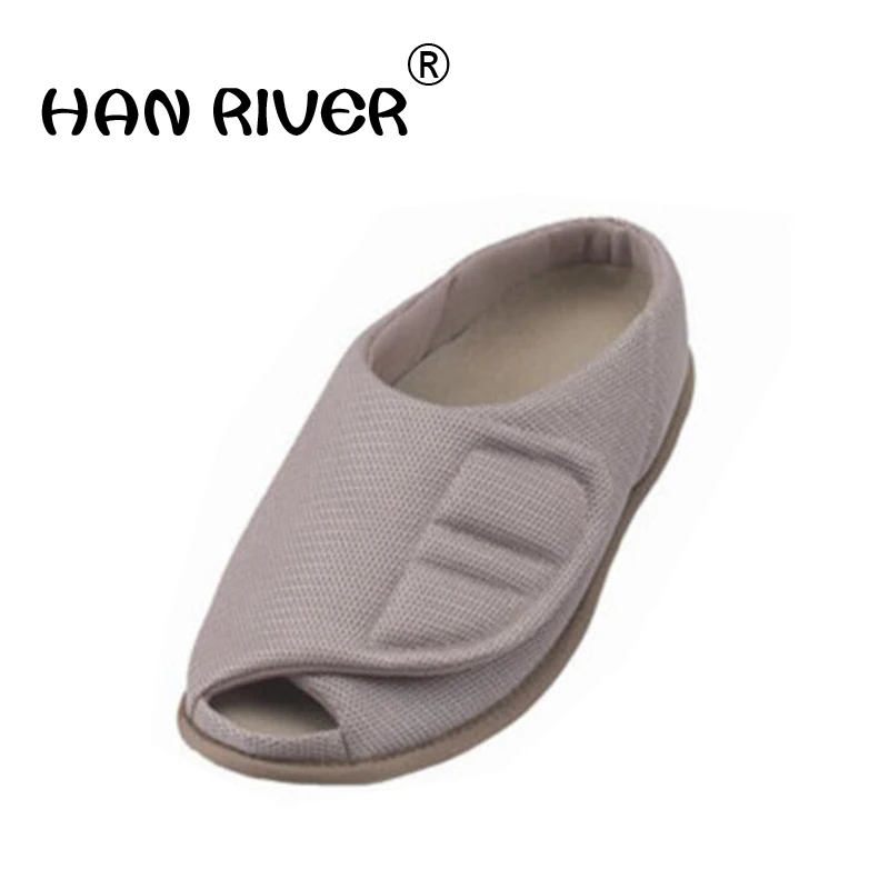 

Fully open mouth of elderly people's big feet bone puffy multi-functional health care shoes home convenient and comfortable shoe