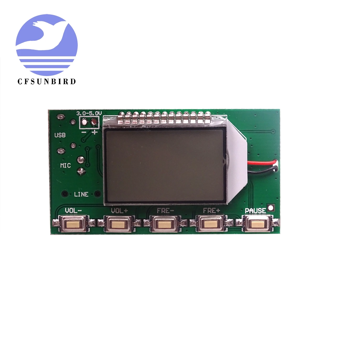 Модульный стерео FM трансмиттер DSP PLL 87 108 МГц Цифровая беспроводная микрофонная
