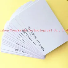 5000 шт./лот 125 кГц RFID Карточки контроля доступа тонкий EM4100/TK4100 идентификационные карточки ПВХ смарт-карта