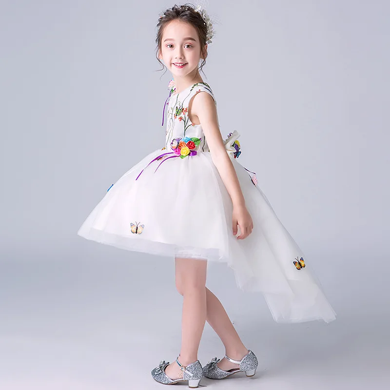 

Flower Girls Dress Children Evening Kids Dresses For Girls Princess Dress Lace Wedding Party Dresses Summer Formal Clothing