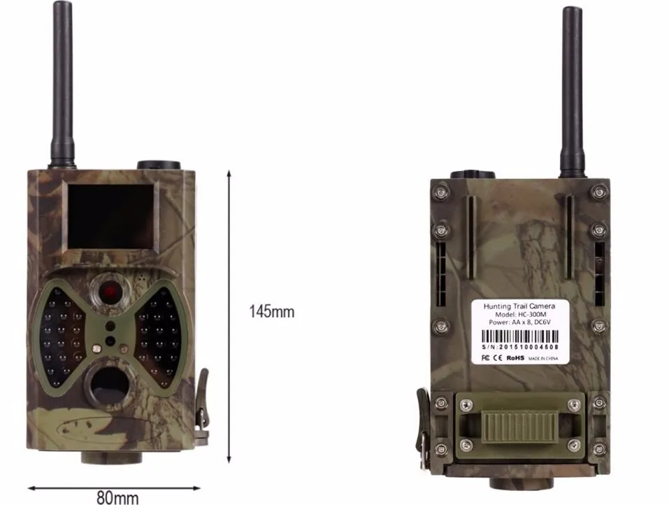 HC300M PIR Sensor Wildlife Camera For Outdoor Animal Investigation And Home Secutiry With IR Black LED (30)