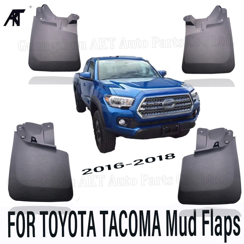 

Car Mud Flaps For Toyota Tacoma 2016 2017 2018 Mudflaps Splash Guards Mud Flap Mudguards Fender Car Styling Set Molded