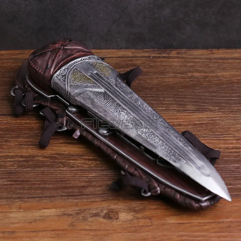 Assassin's Creed Origins The First Hidden Blade Cosplay Weapon PVC Action Figure Collectible Model Toy Assassin's Creed Origins The First Hidden Blade Cosplay Weapon PVC Action Figure Collectible Model Toy
