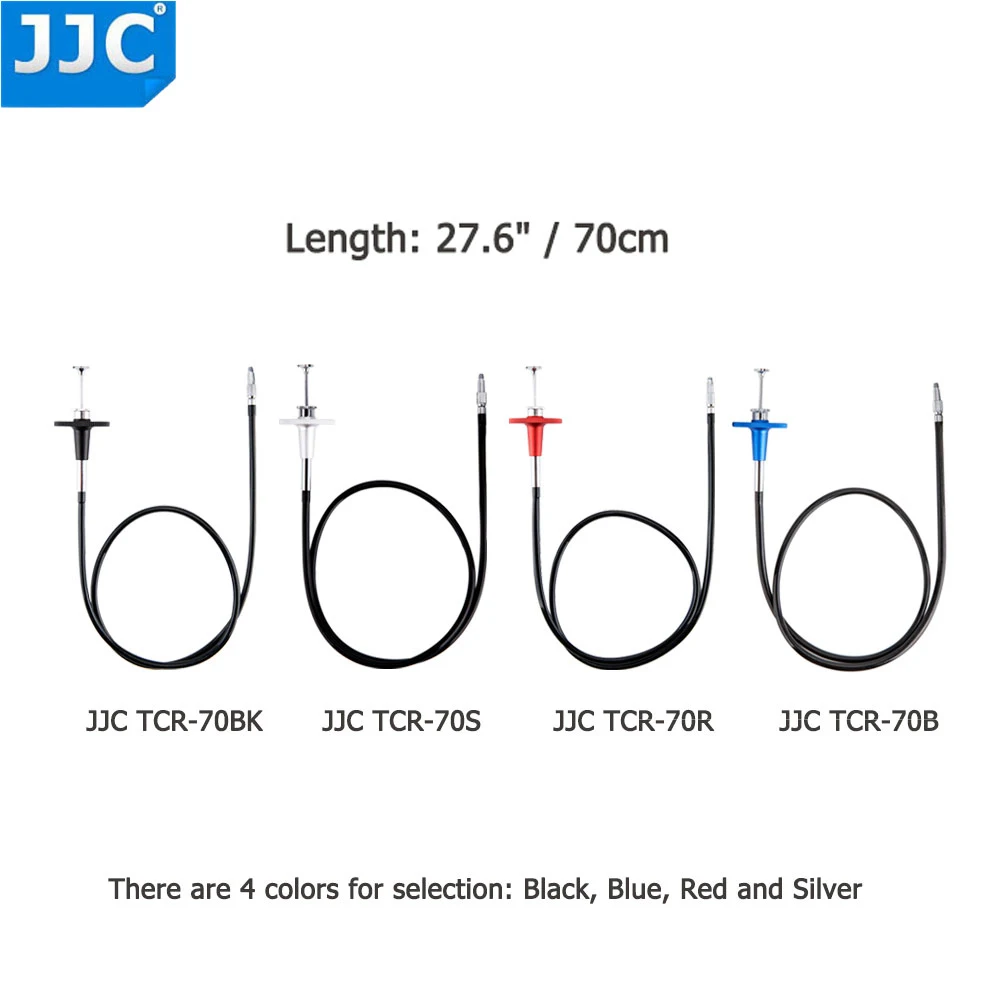 JJC Camera Shutter Release Cable Connector Photography Mechanical Remote Control Cord for Fujifilm X100VI X-T5 X-T4 X-T3 X-T30 camera remote shutter button,camera remote shutter release