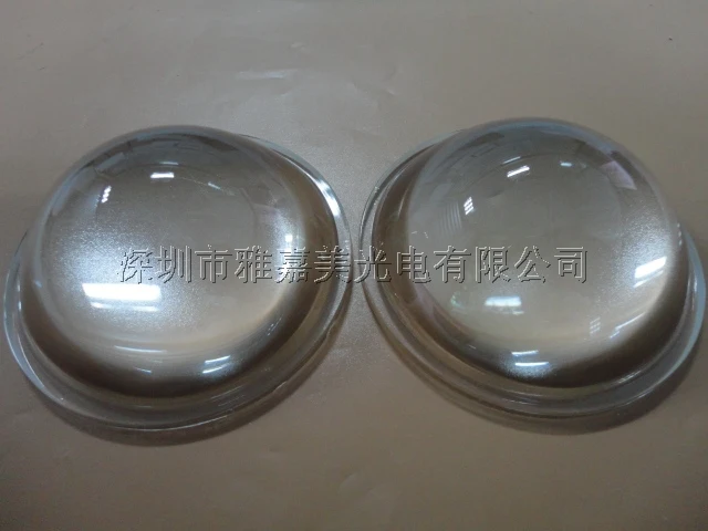 

High power LED glass lens Diameter 76MM and 77.6 optical plano convex lens ,More than 95% transmittance Led lens