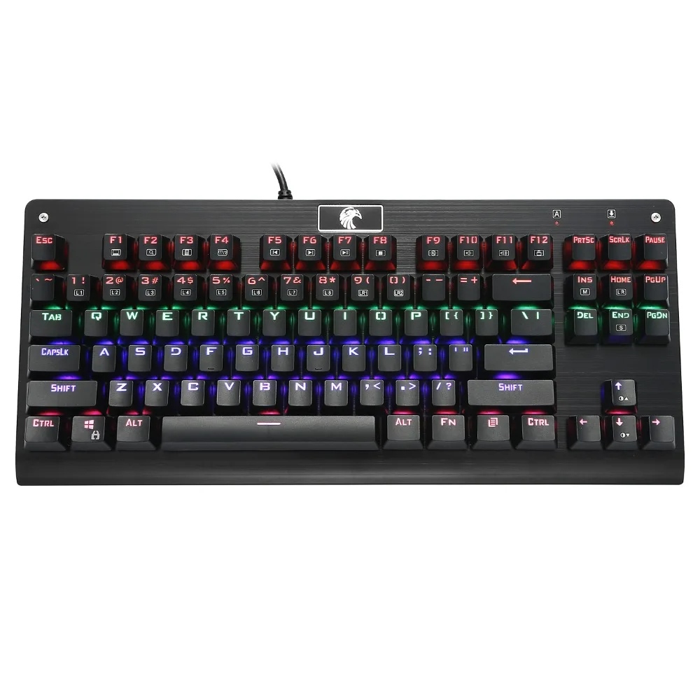 Игровая механическая клавиатура Z77 Eagle Tenkeyless СВЕТОДИОДНЫЙ Переключатель Outemu