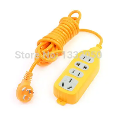 

FREE SHIPPING 4-Gang 3000W Universal AU Anti-Explosion Extension Socket Power Strip 3.8M