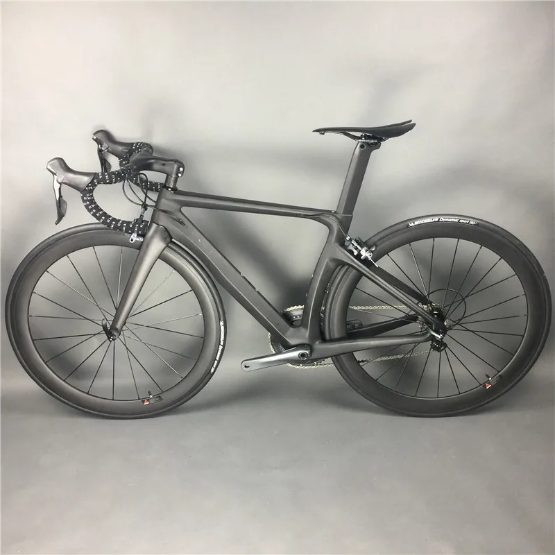 Discount Complete Carbon Fiber Road Bike Racing Cycling,T800 Carbono Fibre Frameset,R36 Carbon Wheels,SH1MANO 3500/4700/5800/R8000/9100 4