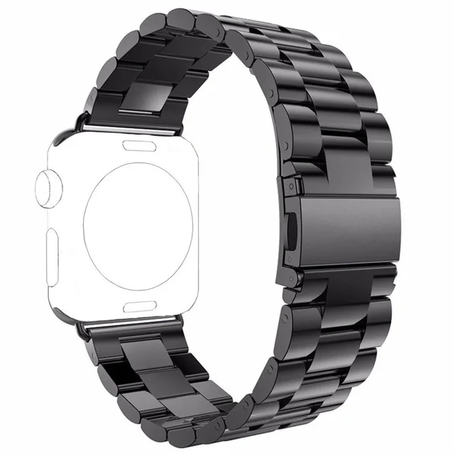 Fashion Stainless Steel Watch band Strap for Apple watch 44/40/42/38MM bracelet Replacement Watchband for iwatch serise 1 2 3 4