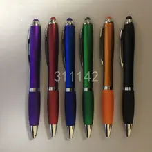 Высокого качества логотип ручка с сенсорным экраном стилус пользовательские ручки с логотипом Поощрение ручка с IPad Touch