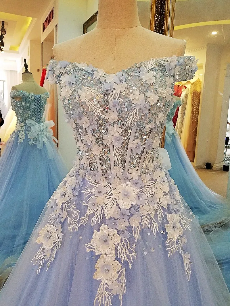 LS99328 синее вечернее платье abendkleider 2018 возлюбленная с коротким рукавом зашнуровать