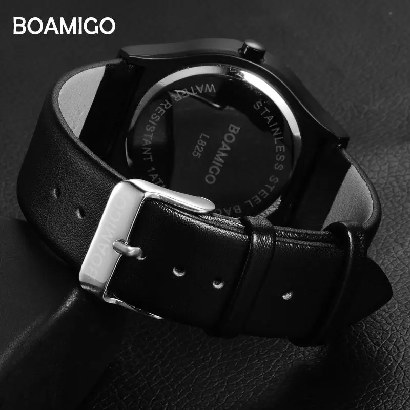 BOAMIGO Creative Designer Brand Luxury Women Watch Men Unisex Quartz Fashion Watch Woman Clock Leather Wrist Watches For Women BOAMIGO Creative Designer Brand Luxury Women Watch Men Unisex Quartz Fashion Watch Woman Clock Leather Wrist Watches For Women