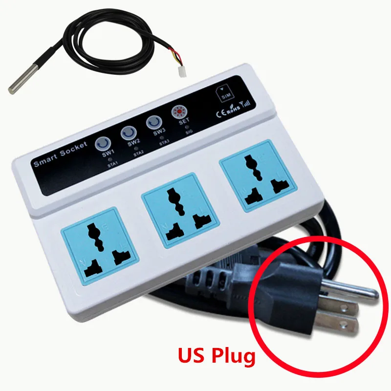 Original SC3-GSMT GSM Mobile Phone Remote Control Socket temperature control + Timing 7x24 hours