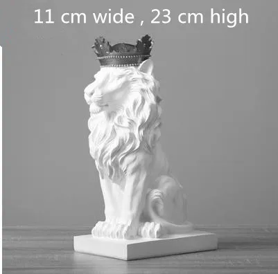 style 12 Small Корона лев модель ремесла украшения, Скандинавская гостиная винный шкаф для телевизора украшения современный минималистский офисный стол работа - Цвет: style 12 Small