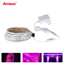 Full Spectrum 5050 LED Strip Light Grow Lights 5M 300 LEDs DC 12V Phyto Growth Lamps For Flower Greenhouse Hydroponic Plant Full Spectrum 5050 LED Strip Light Grow Lights 5M 300 LEDs DC 12V Phyto Growth Lamps For Flower Greenhouse Hydroponic Plant
