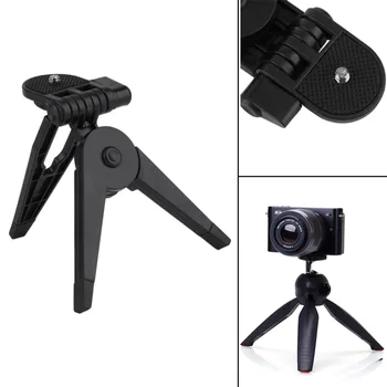 

Portable Mini Plastic Foldable Photography Tripod Table Desk Stand Mounting Bracket for Camera Camcorder DSLR SLR Black HOT NEW
