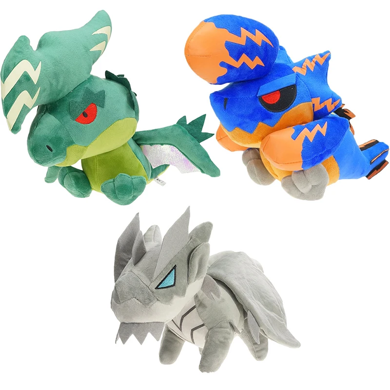 

Monster Hunter World Freedom Doll Plush Toys Action Figure Dragon Model Gift