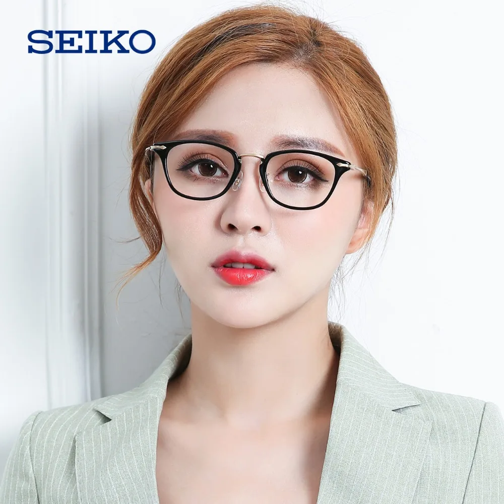 

SEIKO Optical Spectacles Frames Women Progressive Multifocal Eyeglasses Ophthalmic Eyewear Optical Glass Frame Women H03090
