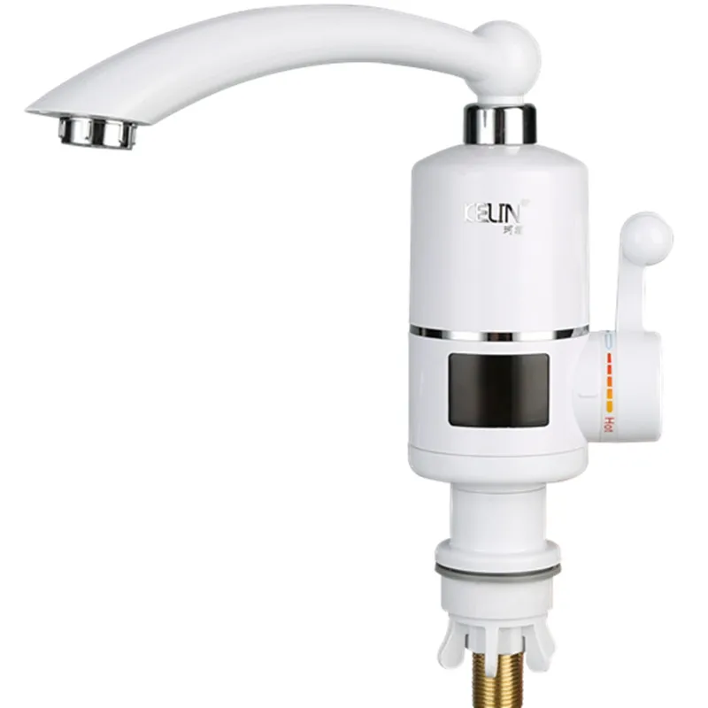 

3000W Kitchen Instant Water Heater Faucet Electric Tankless Water Heater Instantaneous Boiler for Basin Cold Hot Dual-Use