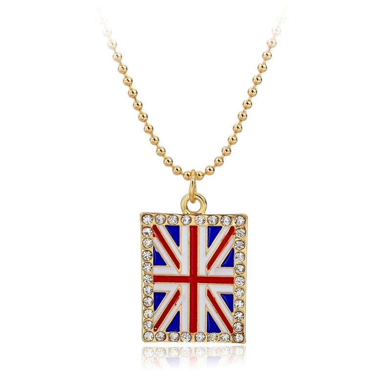 Buy 1Pc British Flag Necklace Union Jack Necklace