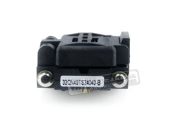 

Plastronics IC Test Socket Adapter 32QN40TS24040 0.4mm Pitch QFN32 MLP32 MLF32 Package