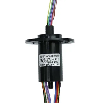 

Capsule Slip Rings Electrical Rotary Connector With 24 Circuits Reliable Signal Transmission And IP43 For Robots Device
