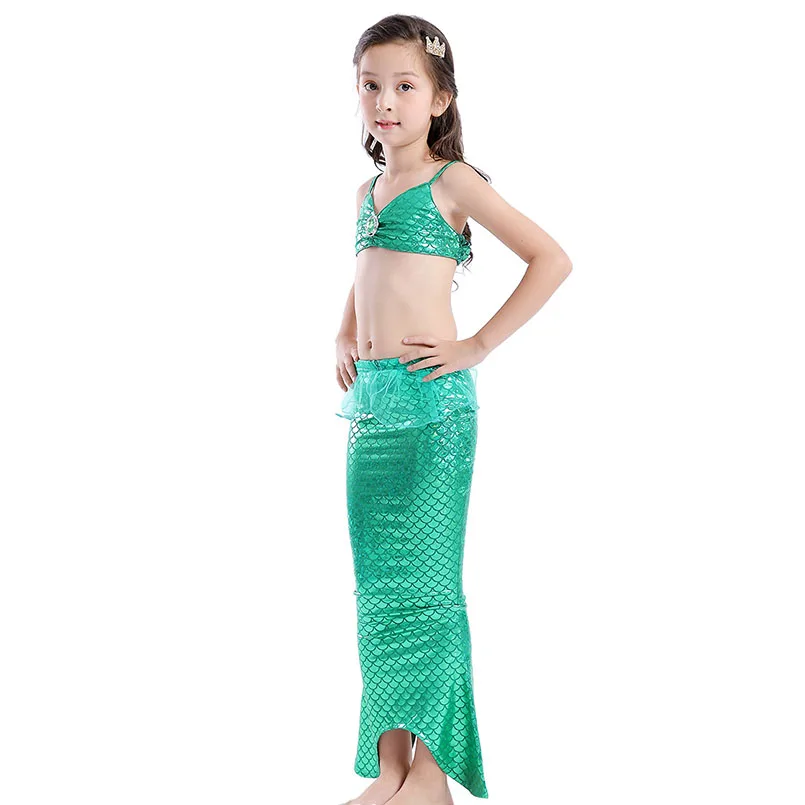mermaid tail swimwear green 3