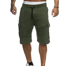 Летние для мужчин досуг мужские высотой до колена шорты для женщин цвет лоскутное джоггеры короткие треники мотобрюки бермуды Roupa Masculina