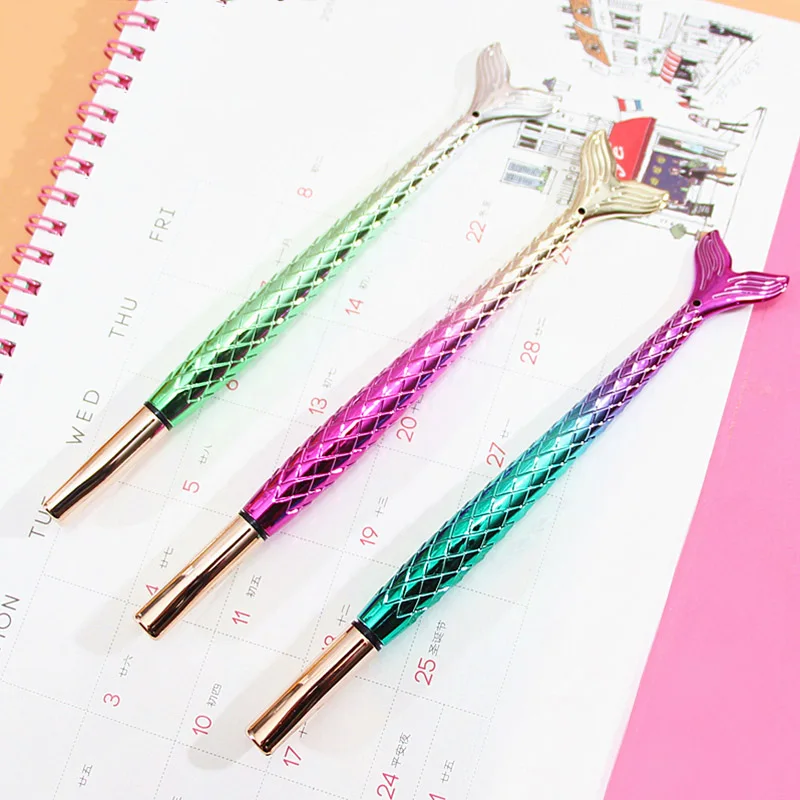 Novelty Writing Feather Gel Pen Office School Stationery Students 0.38mm Supply